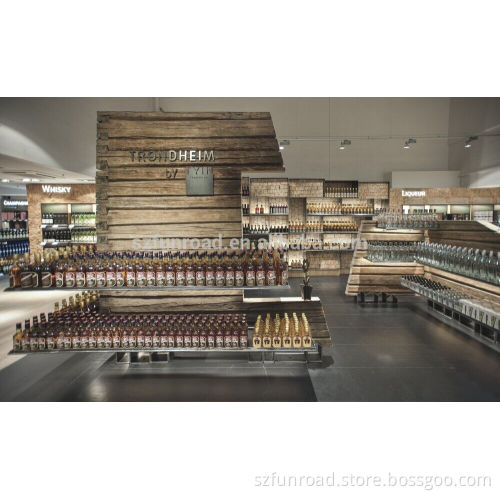 Unique antique furniture appearance for wine store designs